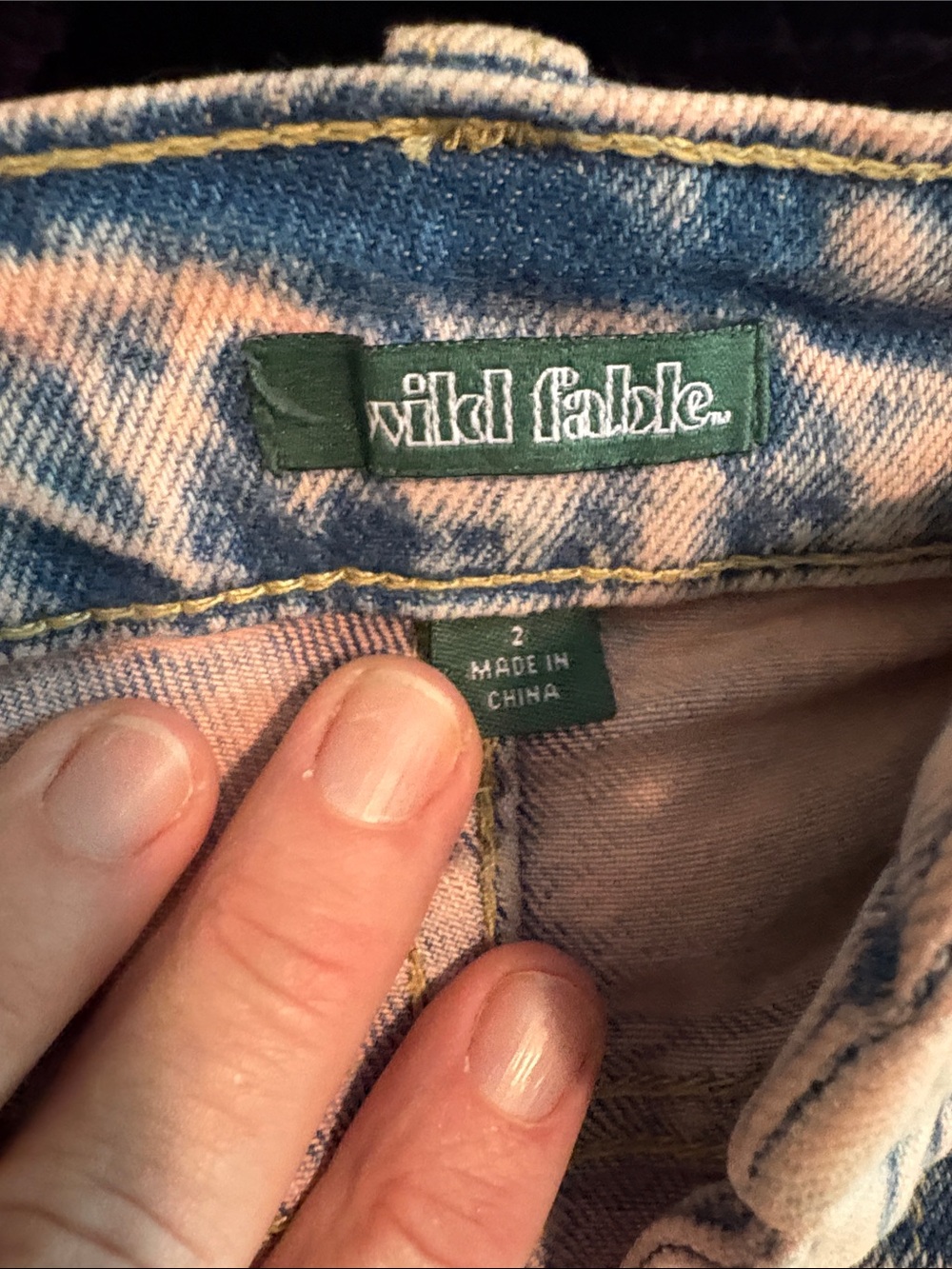 wild fable Pink Acid-Wash Straight-Leg Jeans - Picture 2 of 6